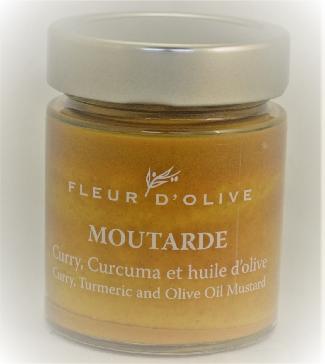 Moutarde Curry, curcuma et huile d'olive (130 gr)