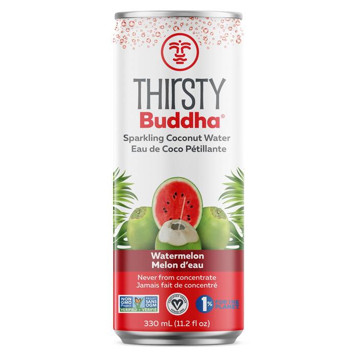Eau de coco pétillante au melon d'eau (330 ml)