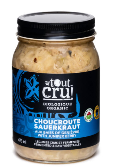 Choucroute bio aux baies de genièvre (473 ml)