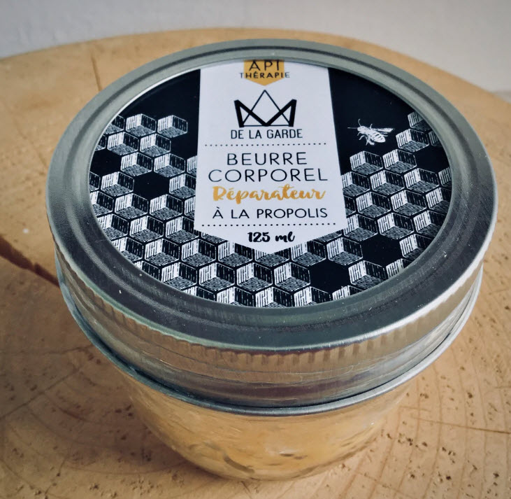 Beurre corporel réparateur à la propolis (125 ml)
