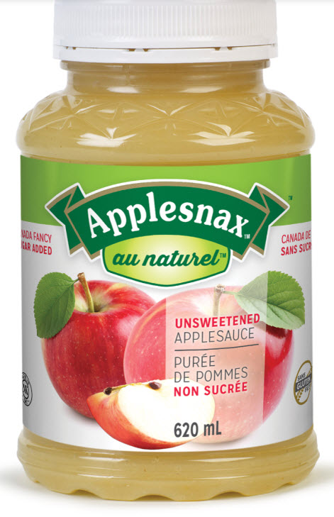 Compote de pommes non sucrée (620ml)