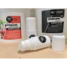 Déodorant en crème longue durée sans aluminium - Géranium (30 ml)