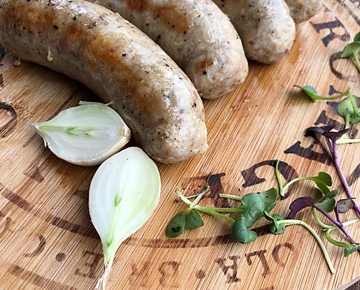 Saucisse bacon et fromage 100% poulet de grain (4/paquet) poids variable