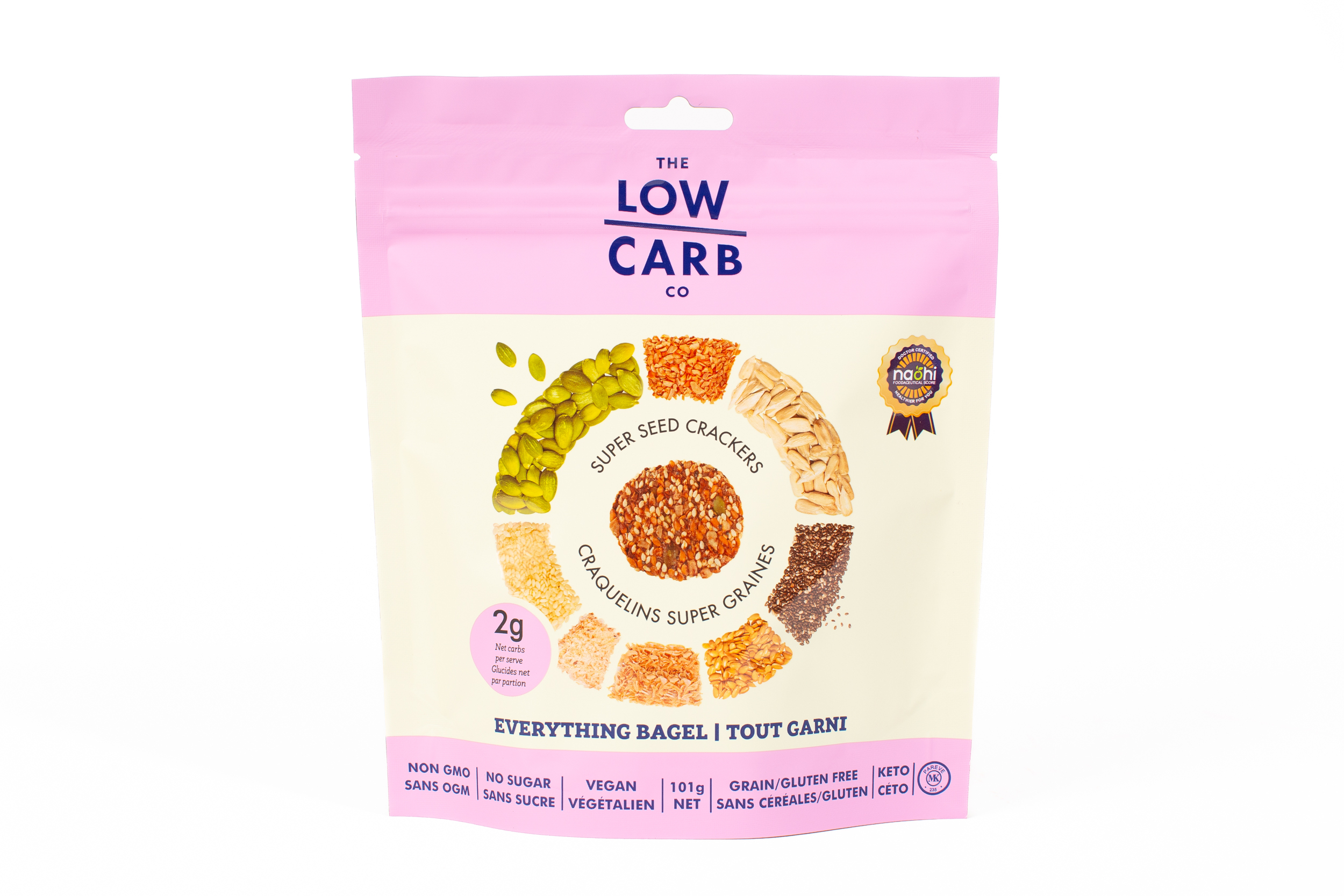 Craquelins supers grains Bagel tout garni (101gr)
