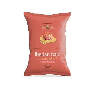 Croustilles au jambon iberique 125 gr