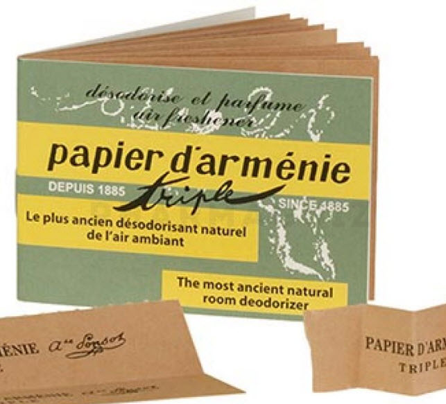 Papier d'Arménie triple