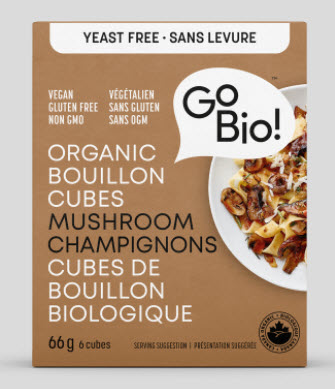 Bouillon en cubes - champignons - sans levure (66 gr)