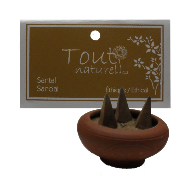 Encens en cônes (10) - santal