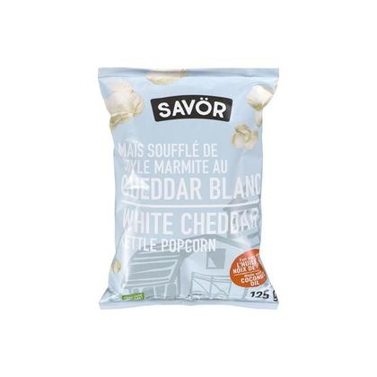 Popcorn cheddar blanc (125 gr)