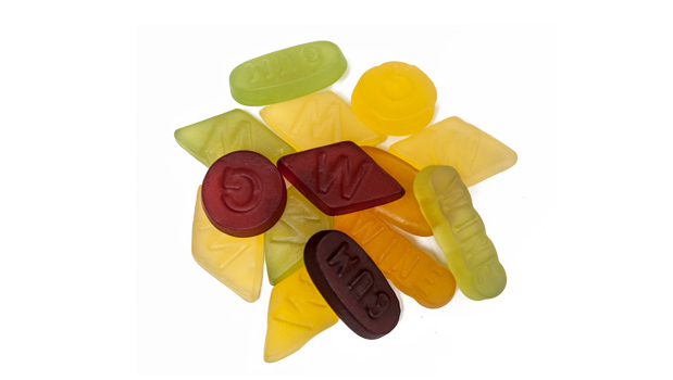 Jujubes véganes - gommes au vin (100 g)