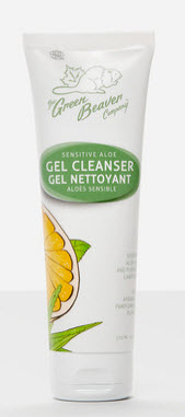 Gel nettoyant naturel à l'aloès et pamplemousse pour peau sensible (120 ml)