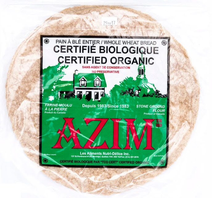 Tortillas de blé AZIM - Aliments nutri-délices
