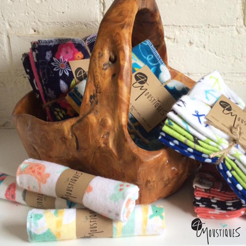 Lingettes lavables pour bébés (6)