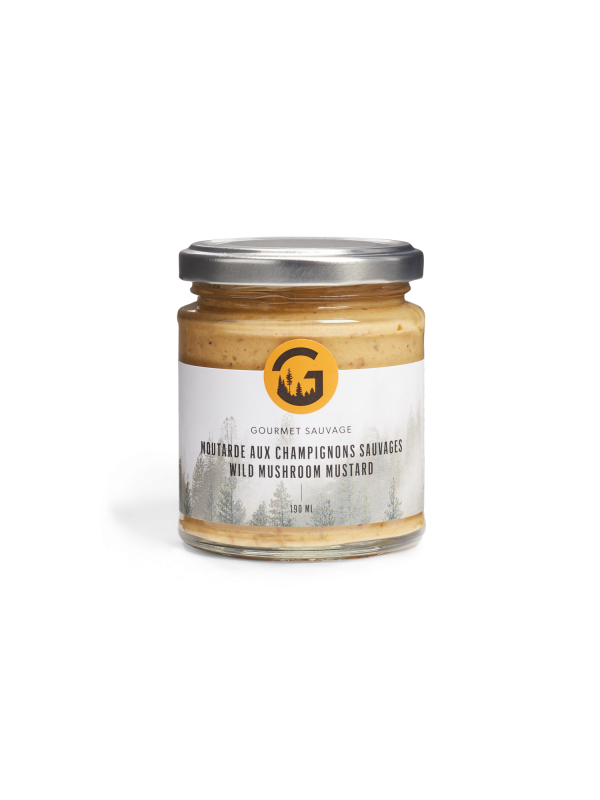 Moutarde aux champignons sauvages (190 ml)