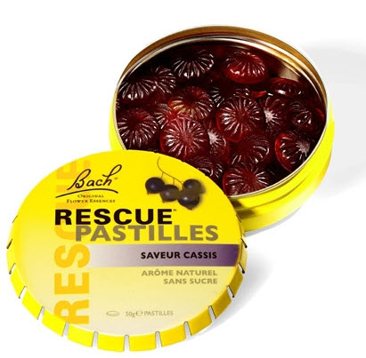 Rescue pastilles saveur cassis