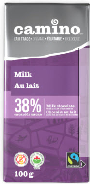Chocolat au lait 38% (100 g)