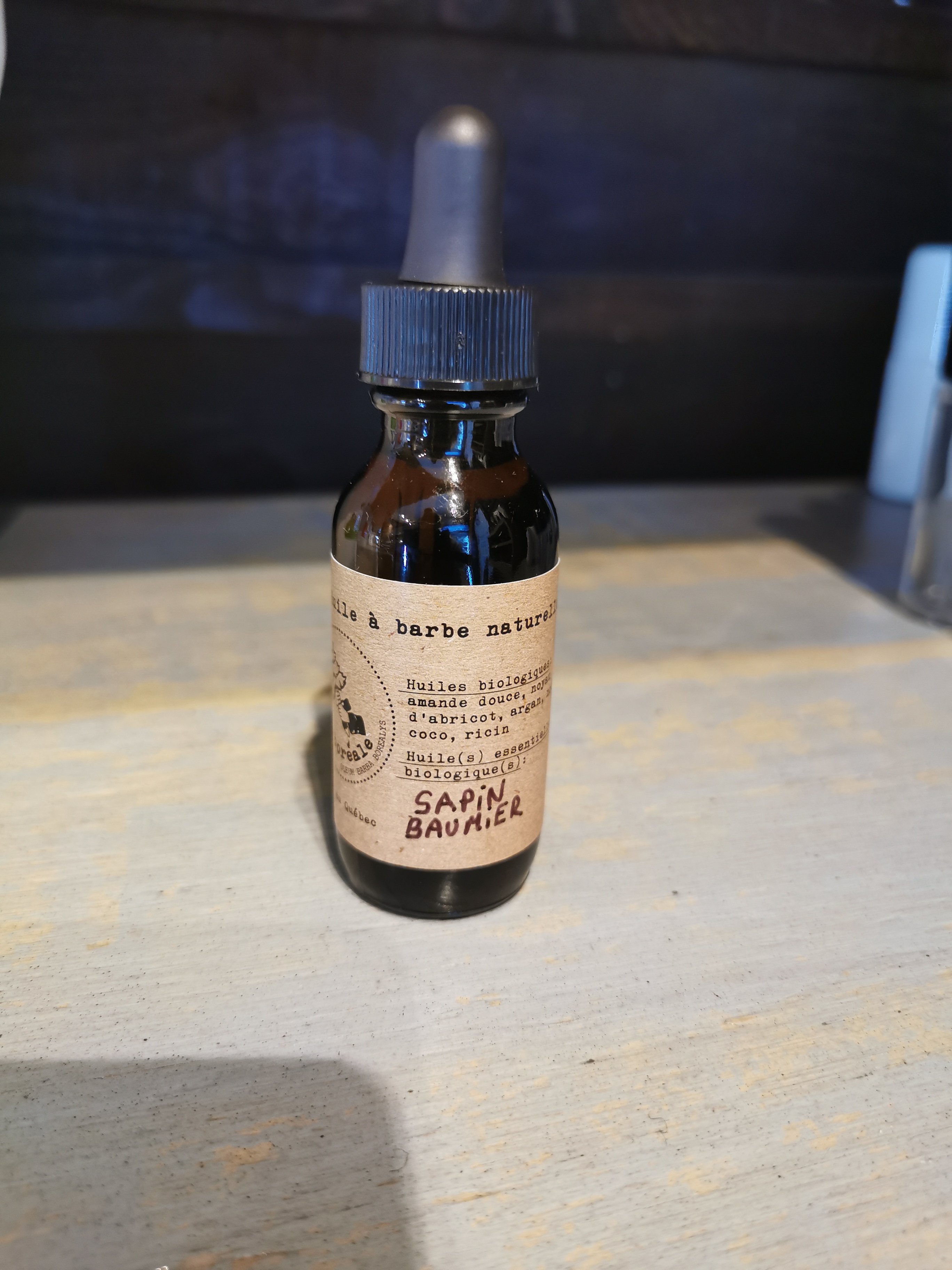 Huile à barbe naturelle(30 ml) sapin baumier