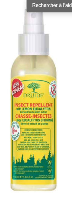 Chasse-insectes avec eucalyptus citronné (250ml)