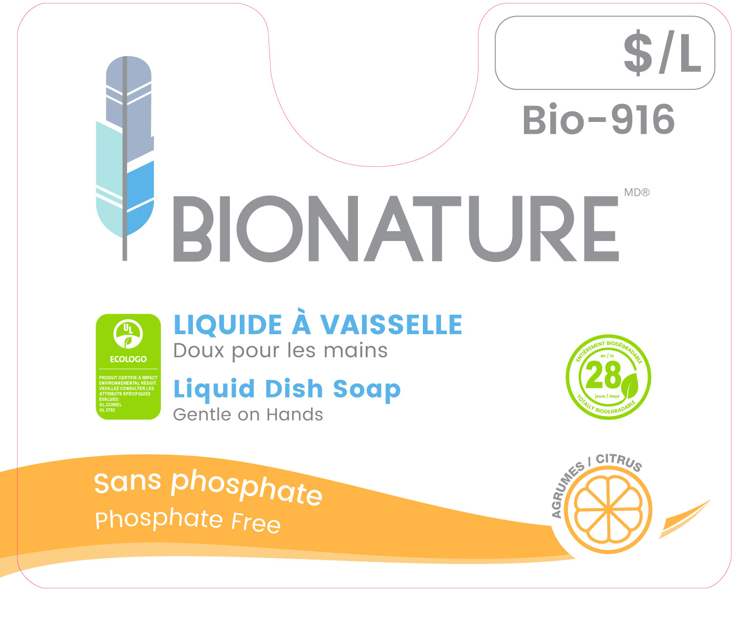 Liquide à vaisselle - Lavande (kg)