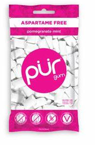 Gommes menthe grenade PUR (77 gr)