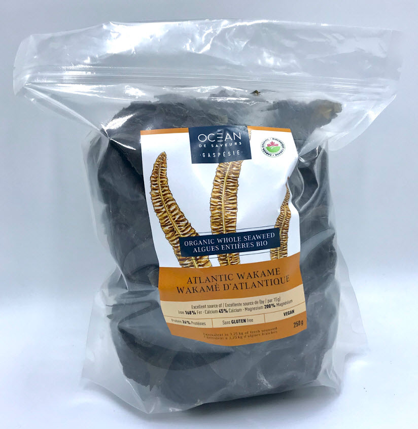 Wakamé d'Atlantique entière (250 gr)