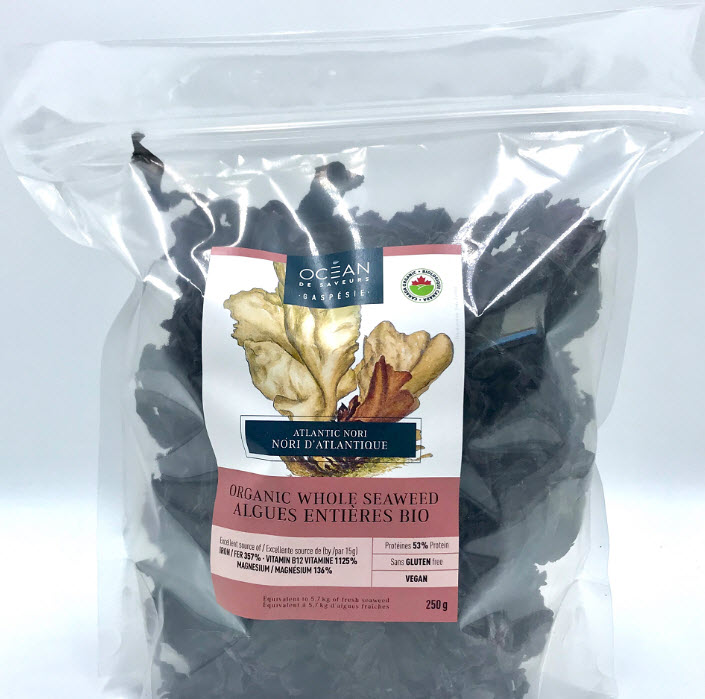 Nori d'Atlantique entière (250 gr)