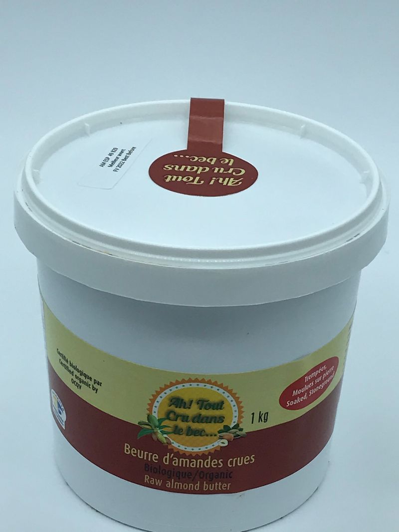 Beurre d'amandes crues (1 kg)
