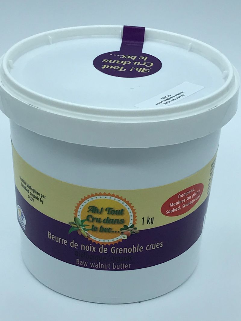 Beurre de noix de grenoble crue (1 kg)
