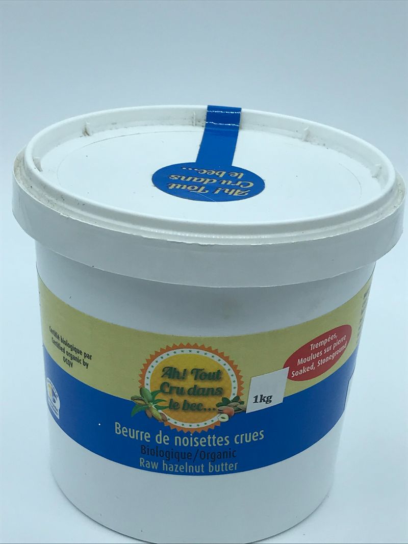 Beurre de noisettes crues(1 kg)