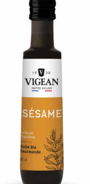 Huile de sésame gourmande toasté à l'ancienne (500ml)