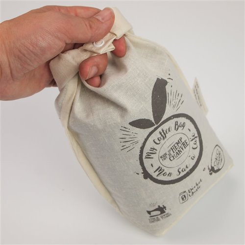 Sac à café réutilisable en chanvre