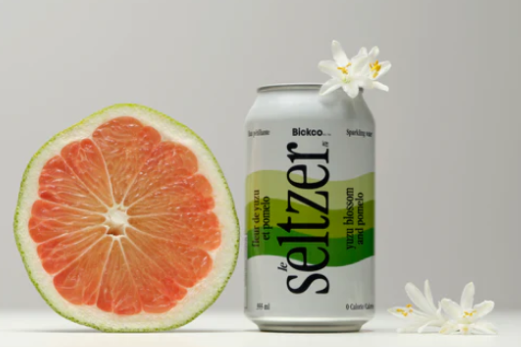 Seltzer Yuzu et pomelo (355ml)