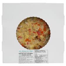 Quiche aux légumes croute d'épeautre (20 cm)