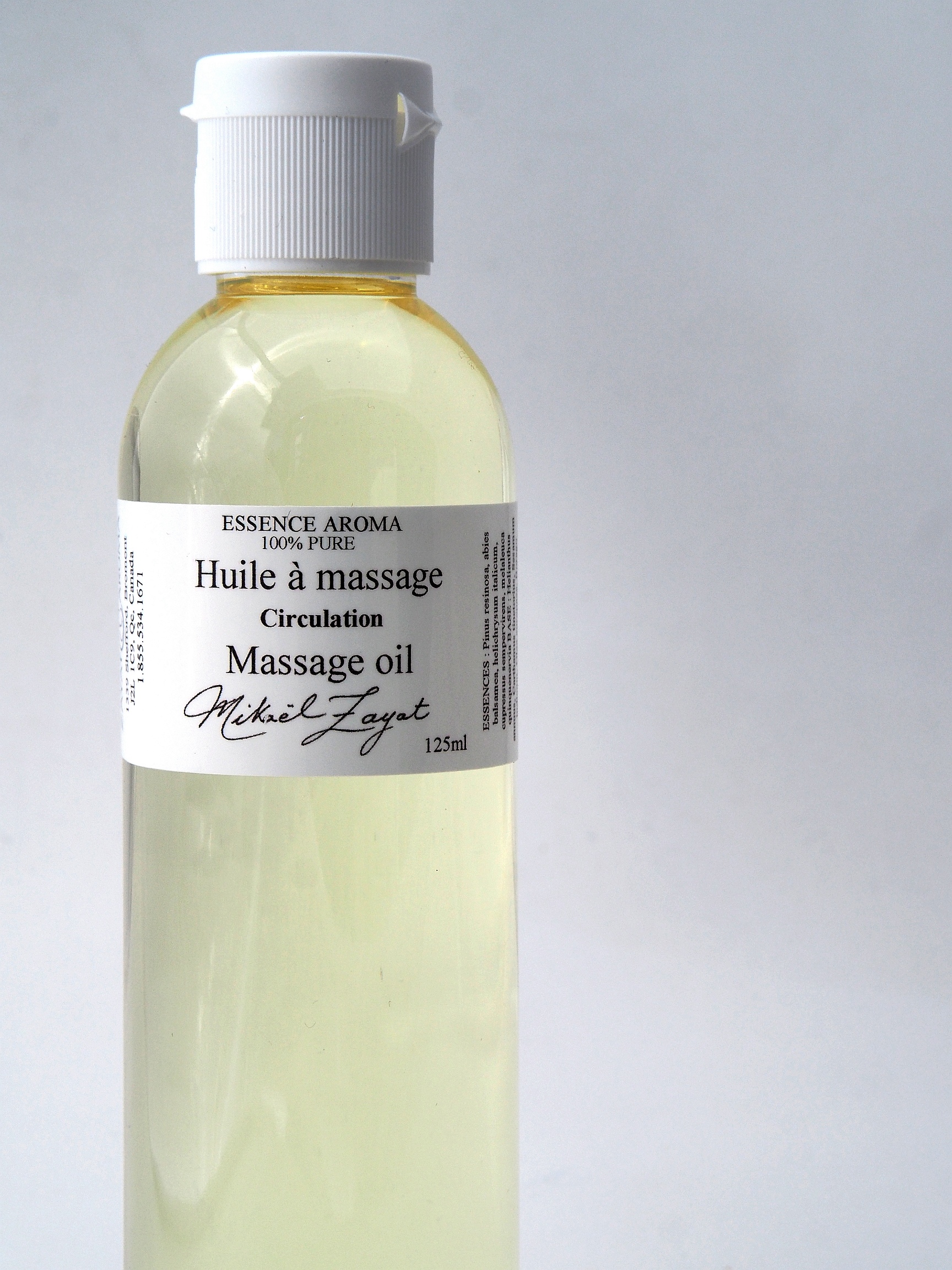 Huile à massage circulation (125 ml)