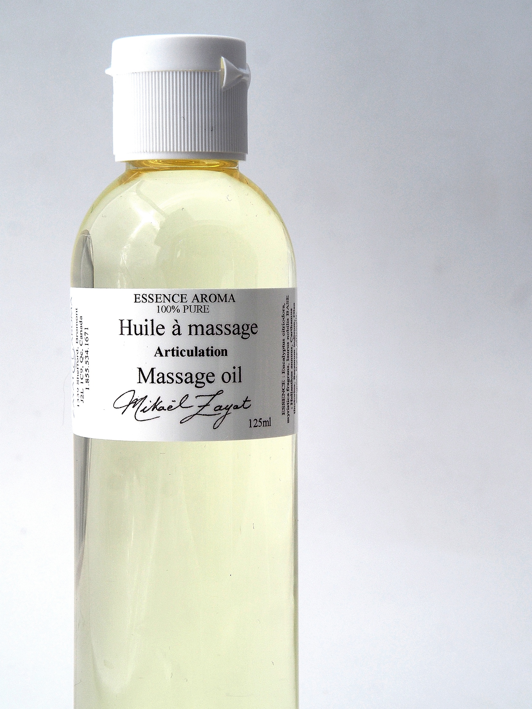 Huile à massage articulation (125 ml)