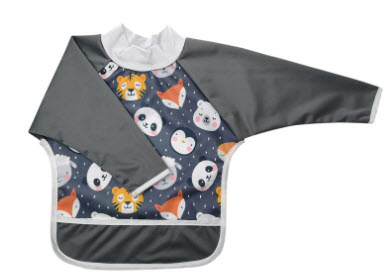 Bavoir à manches longues