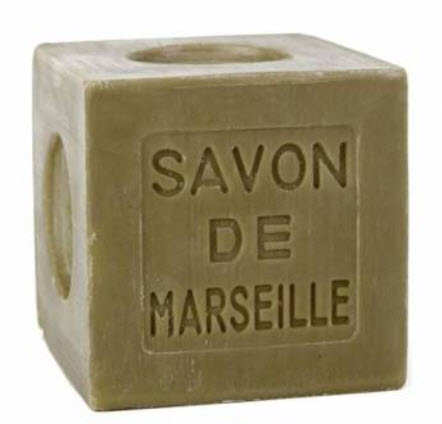 Bloc de savon de marseille vert à l'huile d'olive (400 gr)