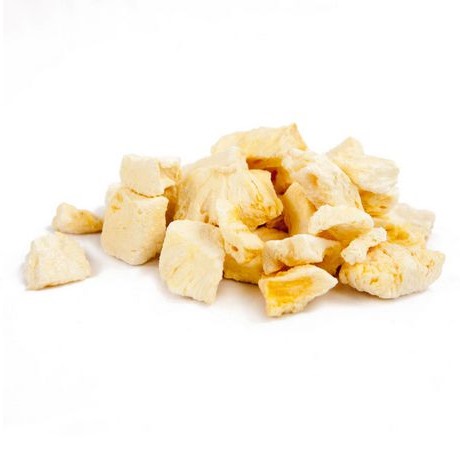 Ananas lyophilisés en morceaux (100 g)