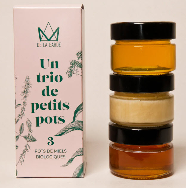 Trio de petits pots
