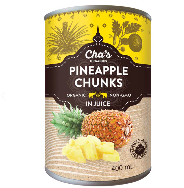 Ananas en morceaux au jus (400 ml)