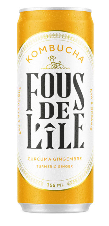 Kombucha Gingembre et curcuma (355 ml)