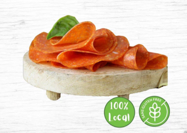 Pepperoni naturel (Paquet d'environ 105g-135g)