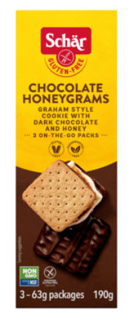 Biscuits graham au chocolat noir (190g)