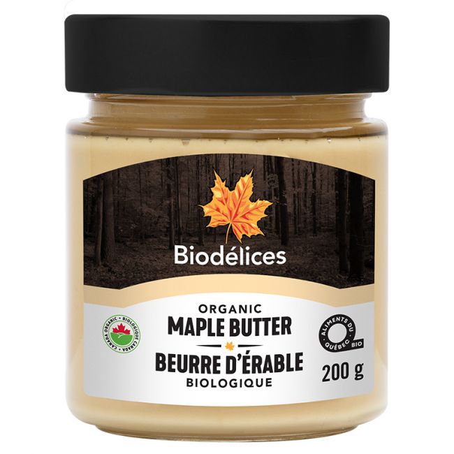 Beurre d'érable Biodélice 200gr