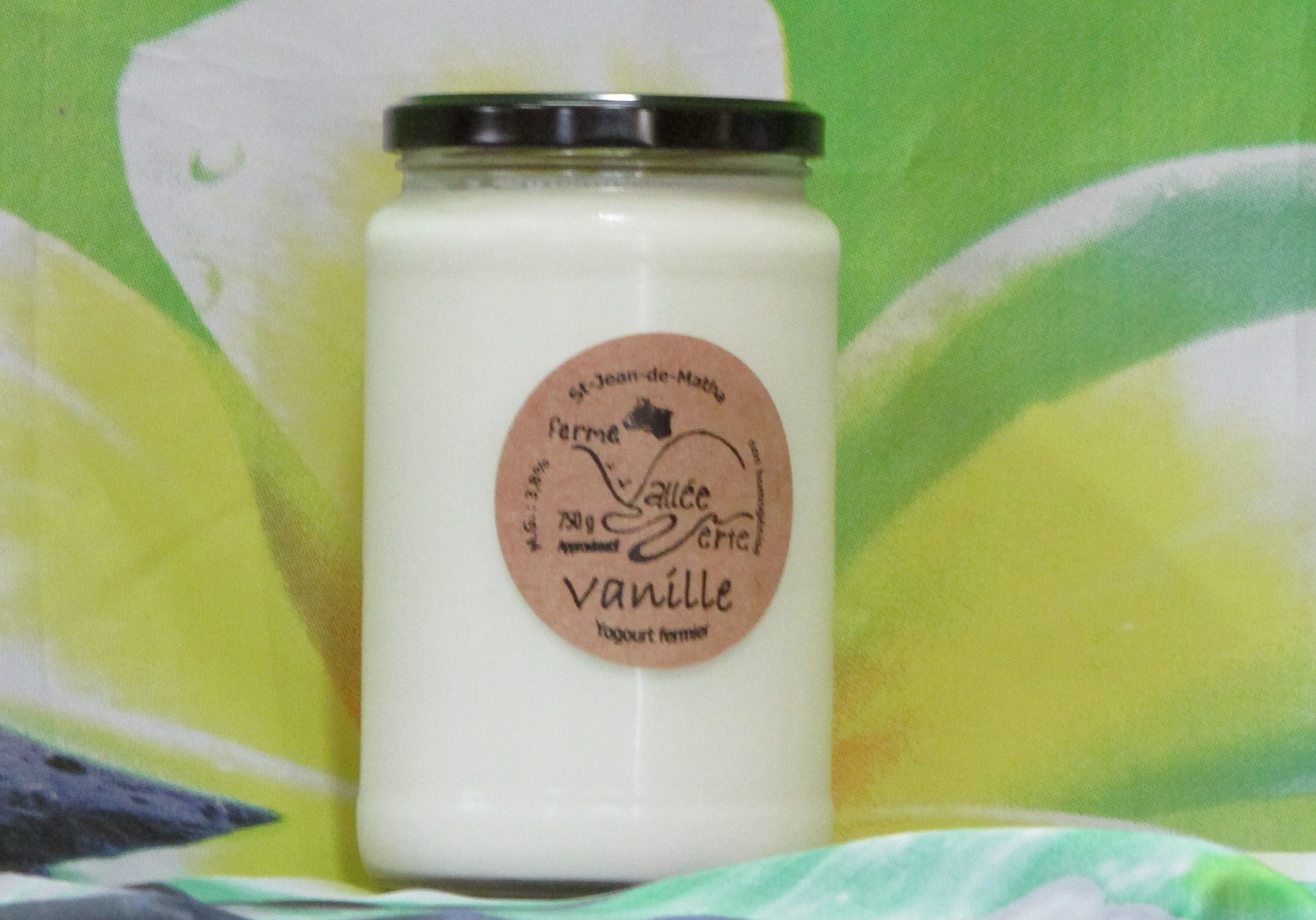 yogourt vanille (750ml)