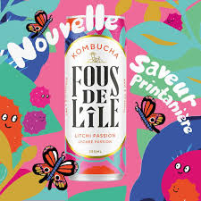 Kombucha litchi passion (355 ml)