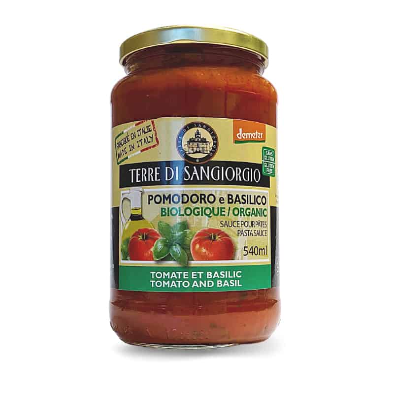 Sauce pour pâtes tomate et basilic (540ml)