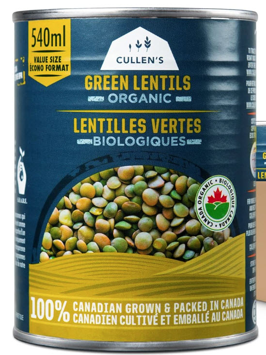 Lentilles vertes (540ml)