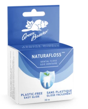 Soie dentaire sans plastique menthe verte 30m