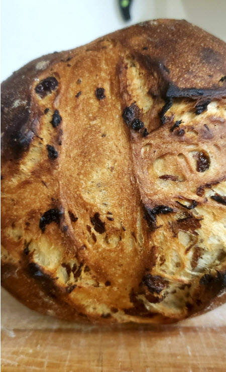 Pain aux raisins, vanille et rhum